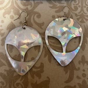 New Alien Nation Holographic Earings